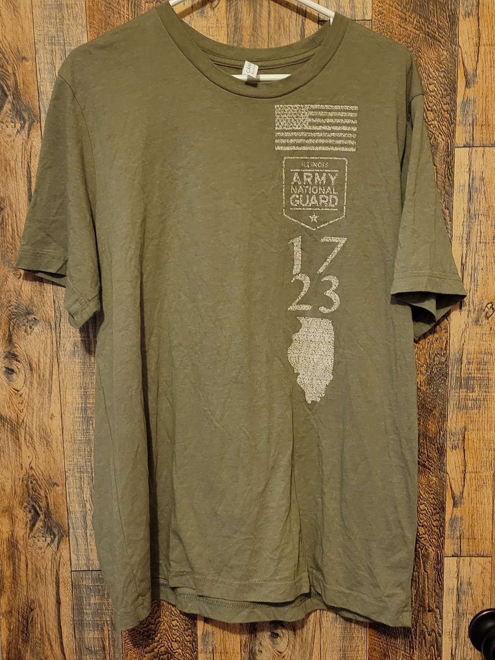 Army National Guard Olive Short-Sleeve Graphic Tee Xl